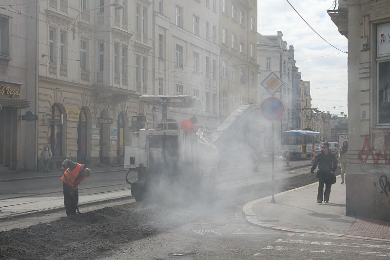 Ilustrační snímek opravy Nádražní ulice. Foto: Bohuslav Krzyžanek